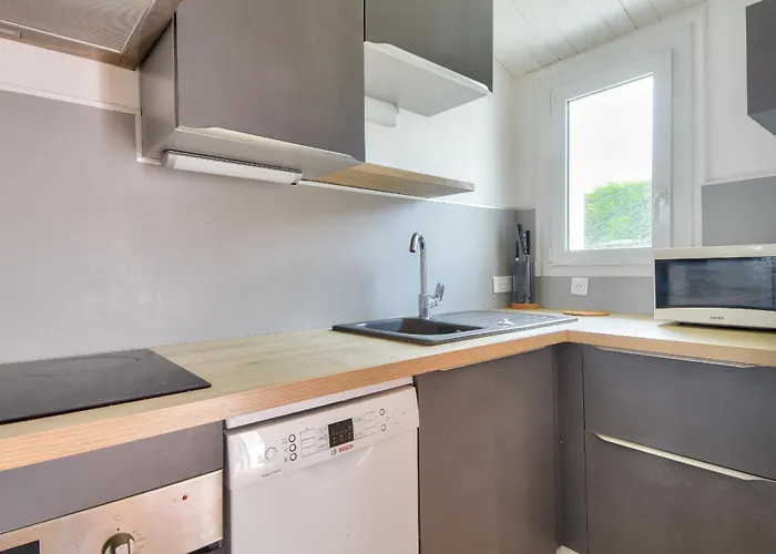 Jardin - Centre - Maison Pour 4 度假居